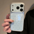 Blue Polka Dots iPhone Case
