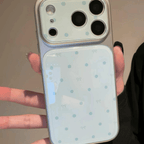 Blue Polka Dots iPhone Case