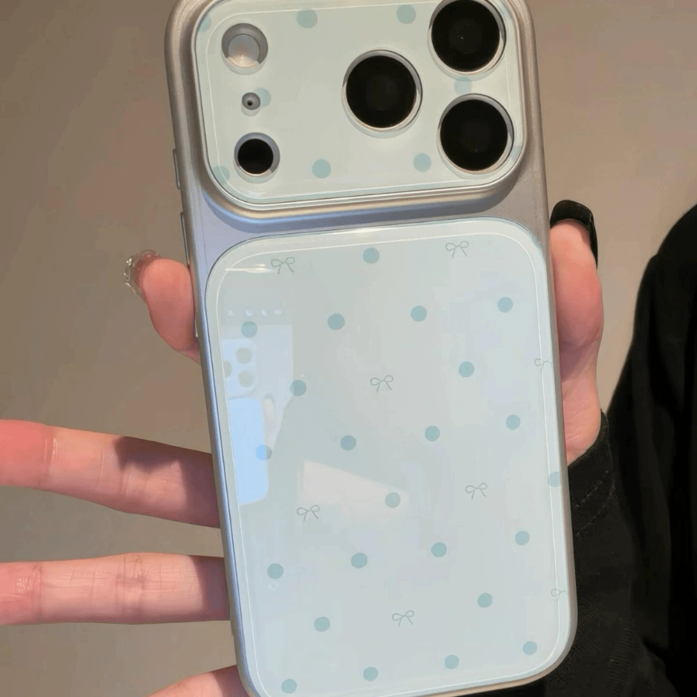 Blue Polka Dots iPhone Case