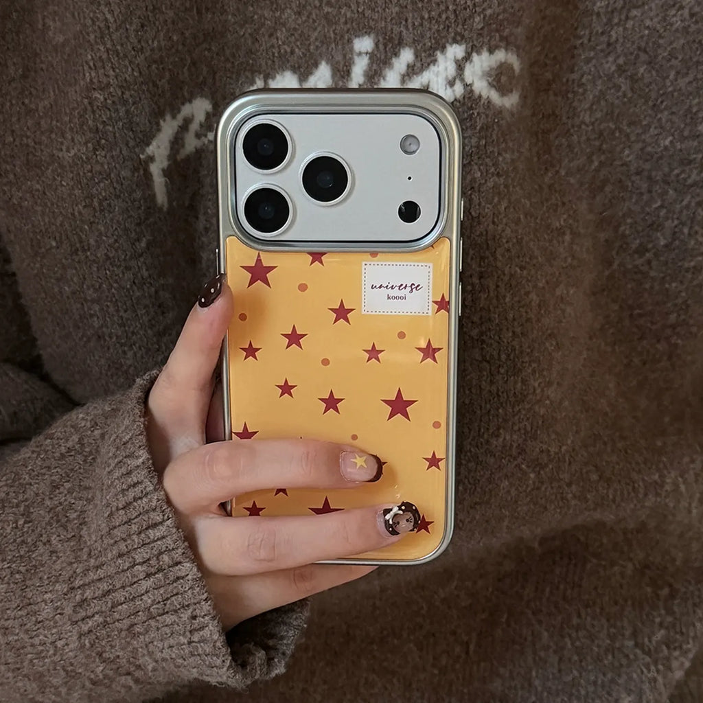 Yellow Stars iPhone Case