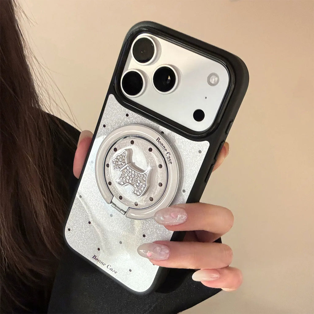 Tiny Dots iPhone Case Magnetic Stand
