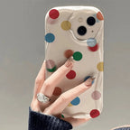 Colorful Polka Dots iPhone Case