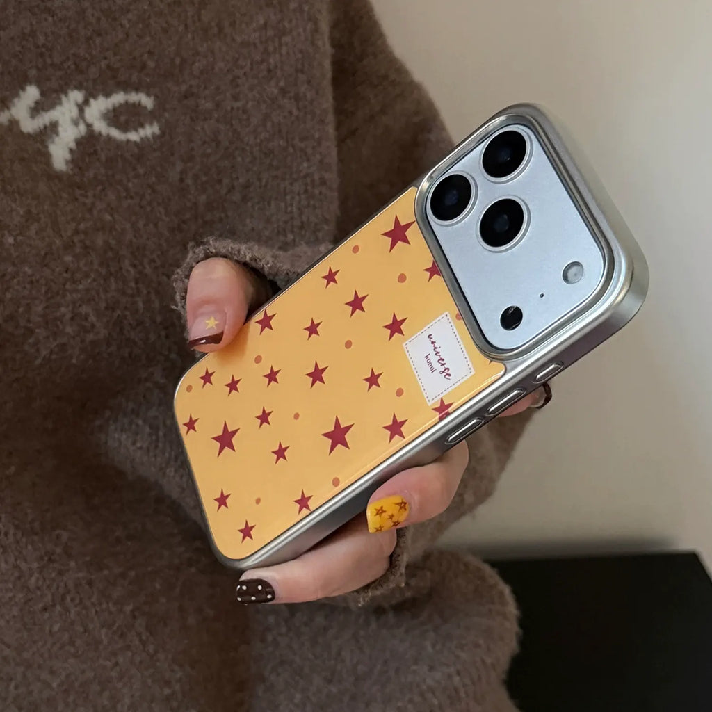 Yellow Stars iPhone Case