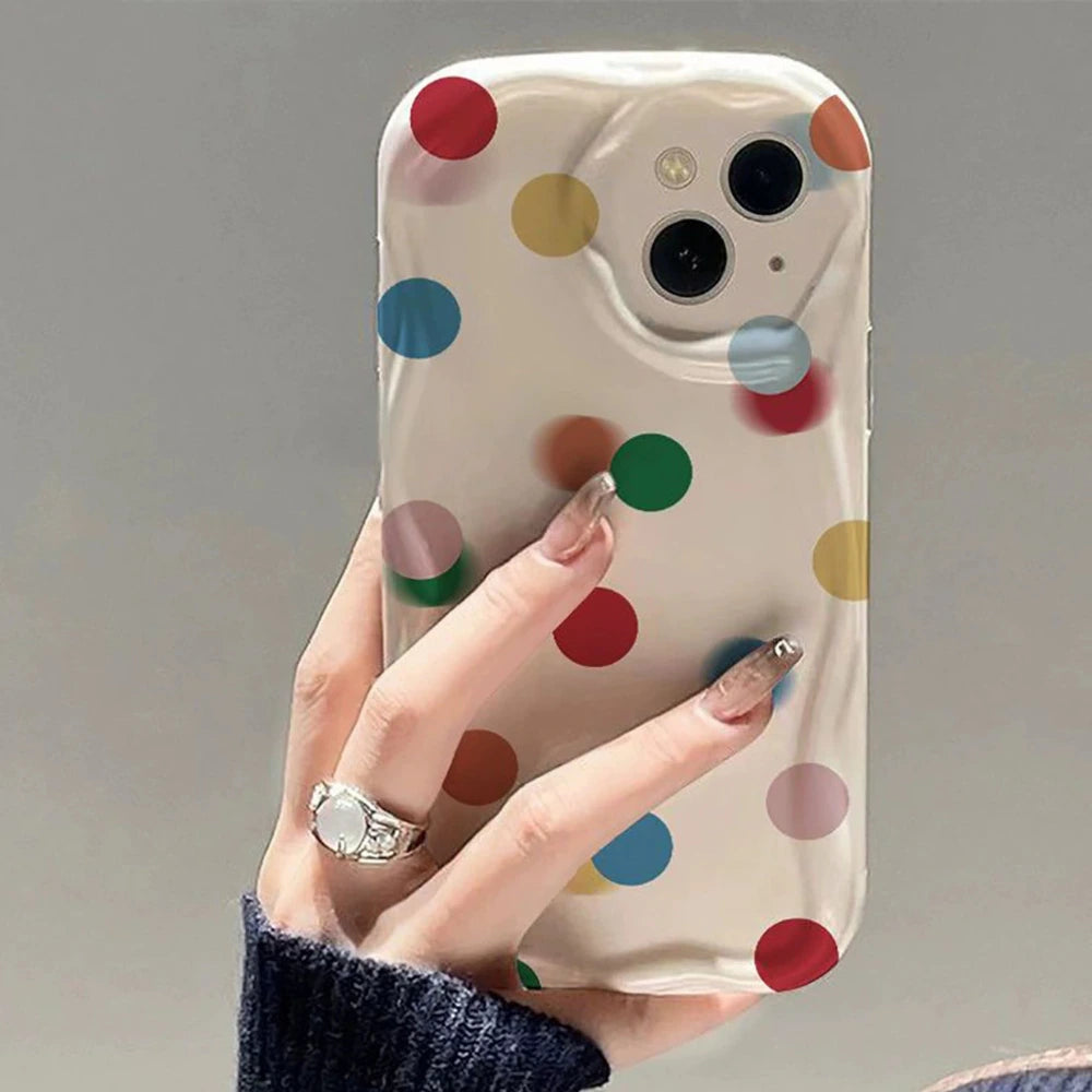 Colorful Polka Dots iPhone Case