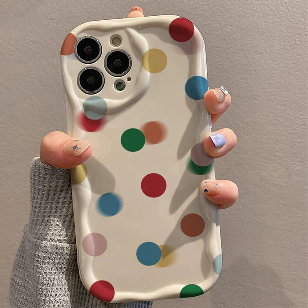 Colorful Polka Dots iPhone Case