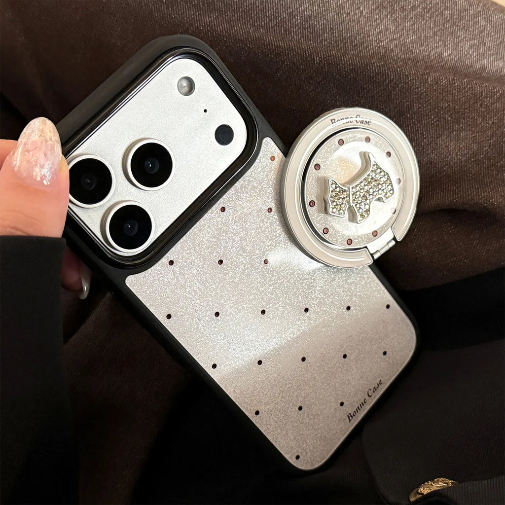 Tiny Dots iPhone Case Magnetic Stand