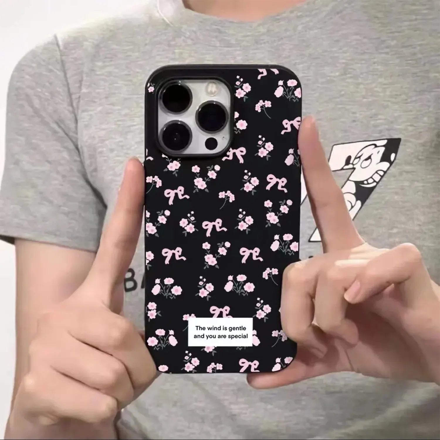 Black Bow iPhone Case